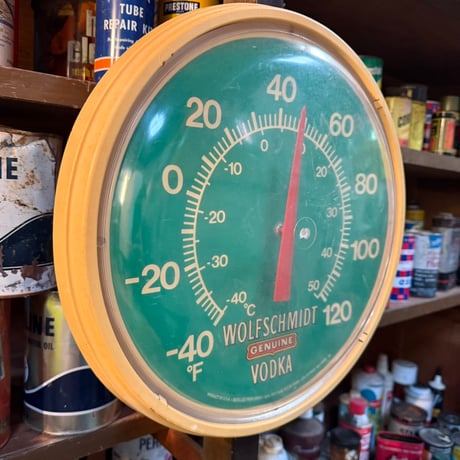 Vintage WOLFSCHMIDT VODKA サーモメーター 21-19