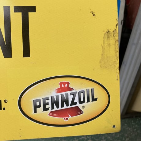 PENNZOIL 「STOP」サイン　16-414-3