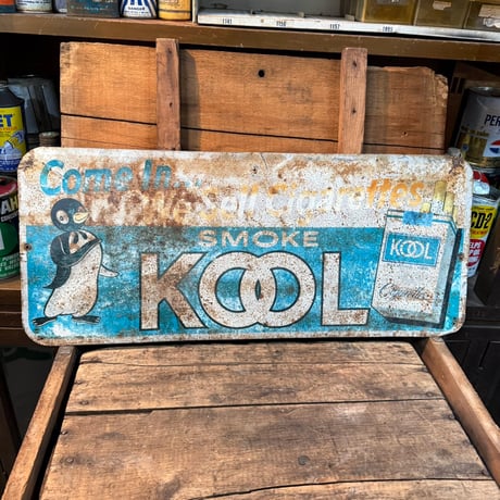 Vintage KOOL Cigarettes ティンサイン 18-205