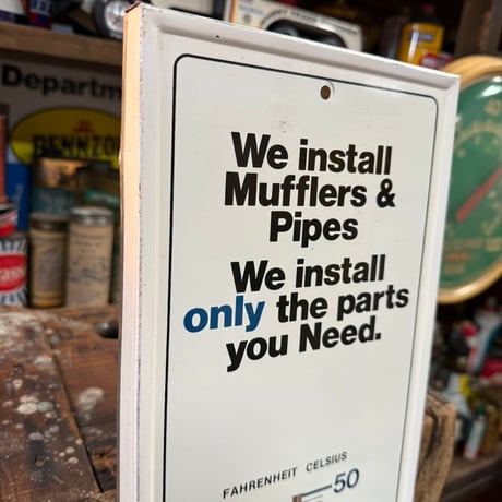 Vintage WALKER Mufflers & Pipes 温度計 20-212