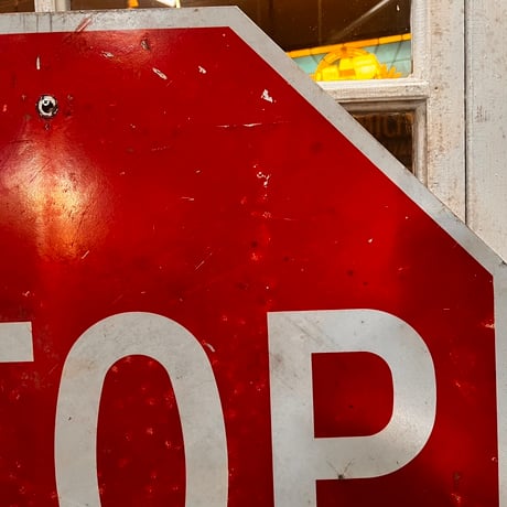 Vintage STOP ROADSIGN 20-202-17