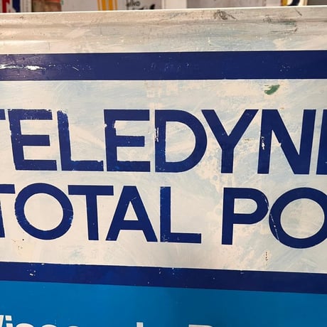 TELEDYNE　TOTAL　POWER　ヴィンテージサイン　看板　(12)181