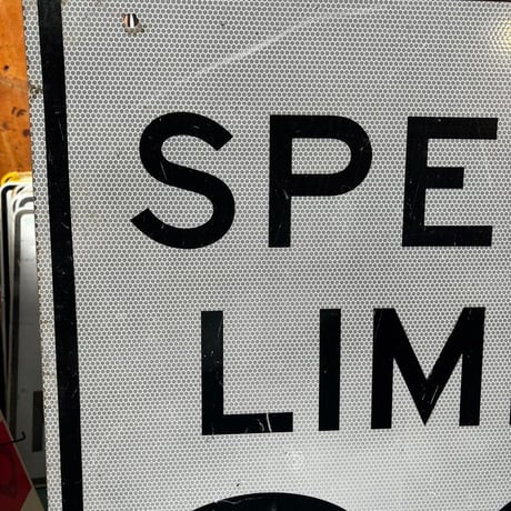 SCHOOL　SPEEDLIMIT　20　ヴィンテージ　ロードサイン　道路標識　(15)311