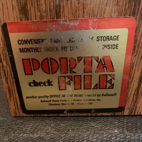 PORTA FILE ヴィンテージ　ツールボックス