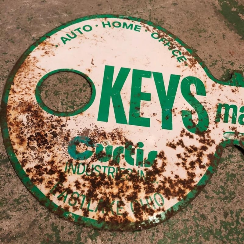 Curtis 鍵 スペアキー ヴィンテージ看板 | BigBear Online Store