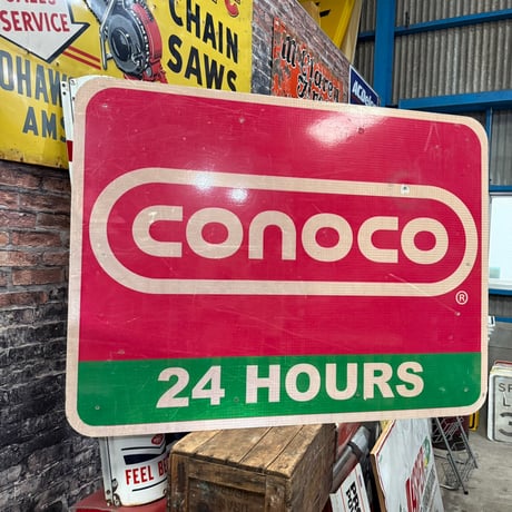 Vintage CONOCO&SUBWAY 大型 両面看板 12-164