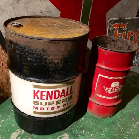 Kendall ケンドール ヴィンテージ オイル缶 ドラム缶 Big