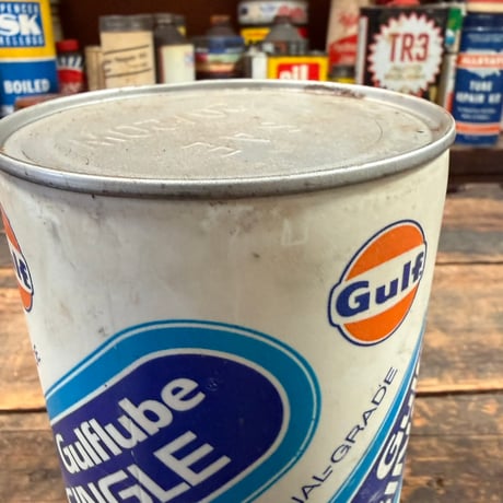 Vintage Gulflube SINGLE オイル缶 16-c-91