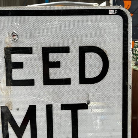 Vintage　SPEEDLIMIT20　道路標識　18-14