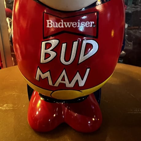 ヴィンテージ　Budweiser　BUD MAN Beer mug　16-99