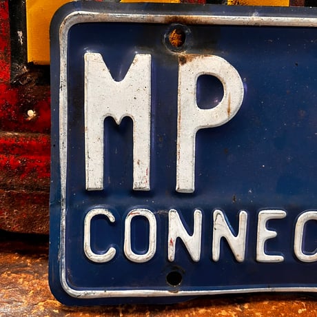 Vintage License Plate コネチカット州　19-107-6