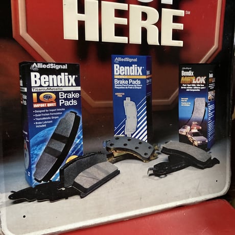 Bendix Brakes　ヴィンテージ　看板　12-110
