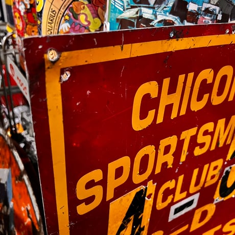Vintage CHICOPEE SIGN 20-202-52