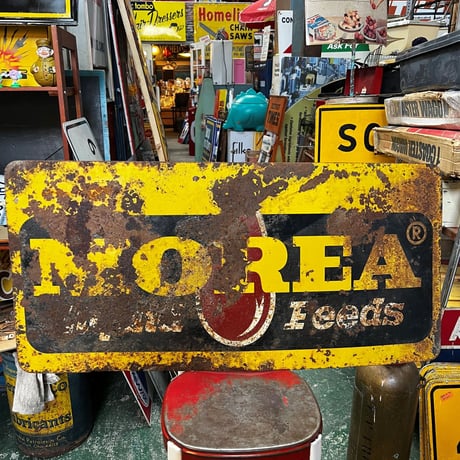 MOREA　ヴィンテージ　両面看板　15-331