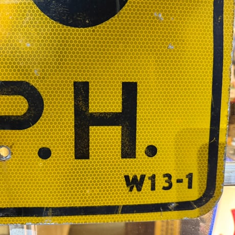 Vintage 50 M.P.H 道路標識 15-295-6