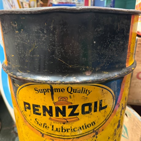 Vintage PENZZOIL ドラム缶 20-182