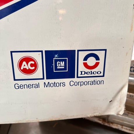 AC Delco BATTERIES ヴィンテージ看板 (14)439-1