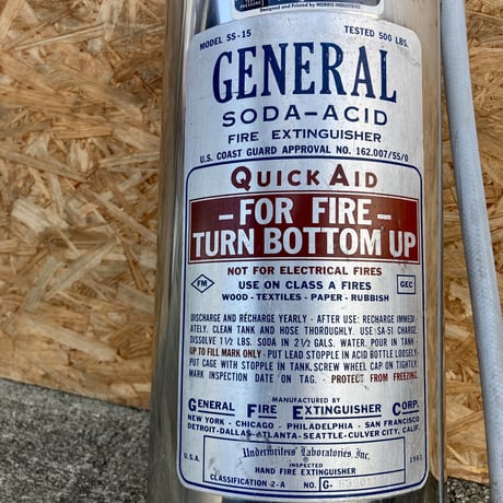 ヴィンテージ　GENERAL　消火器　16-23-3