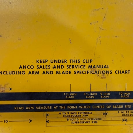 Vintage ANCO ワイパー用ディスプレイケース 14-429