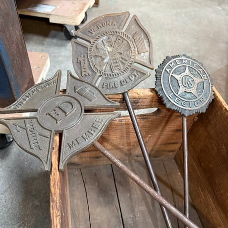 Vintage VERONA FIRE DEPT アイアンサイン 19-185-2