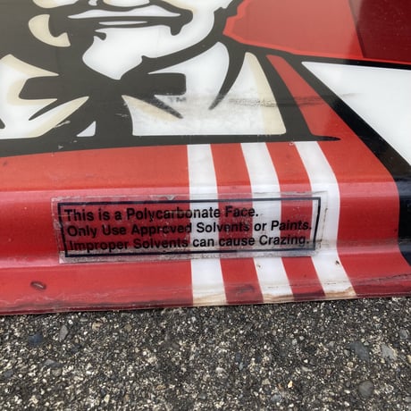 Kentucky Fried Chicken 　ケンタッキー　ヴィンテージ　プラスチック看板　14-311-4