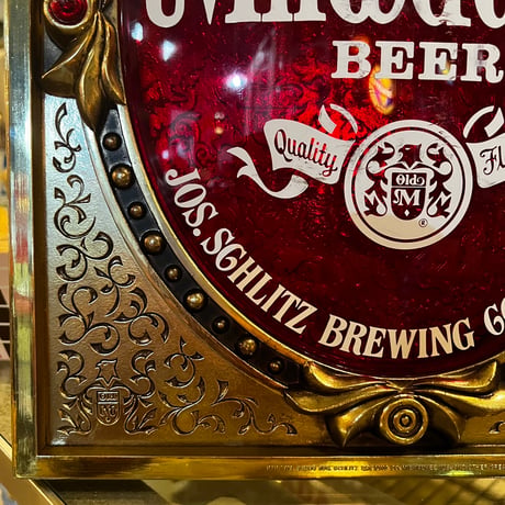 Vintage Old Milwaukee BEER SIGN　17-321