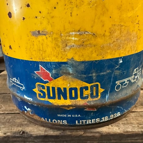 Vintage SUNOCO オイル缶 20-362-1
