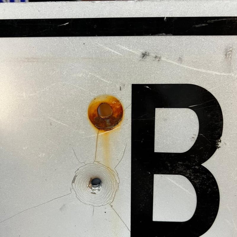 6 TON BRIDGE AHEAD ヴィンテージ ロードサイン 道路標識 (14)270 |