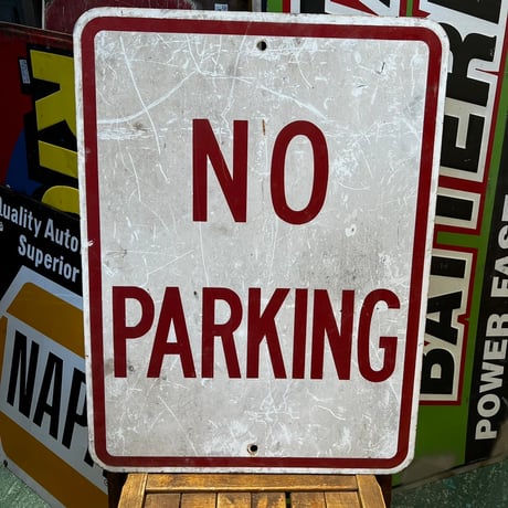 Vintage NO PARKING SIGN 17-94-14
