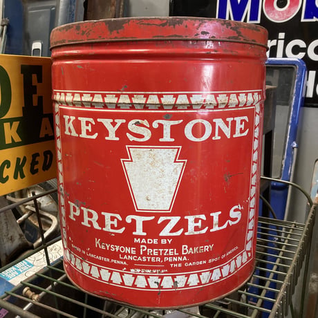 KEYSTONE PRETZELS BAKERY　ヴィンテージ缶　11-26