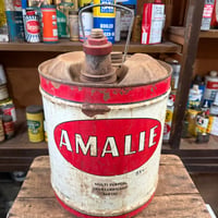 Vintage AMALIE オイル缶 20-26