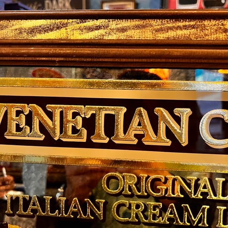 Vintage パブミラー VENETIAN CREAM 18-283
