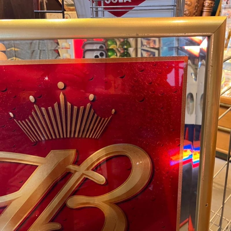 Budweiser バドワイザー ビール ヴィンテージ パブミラー (12)315 | Big