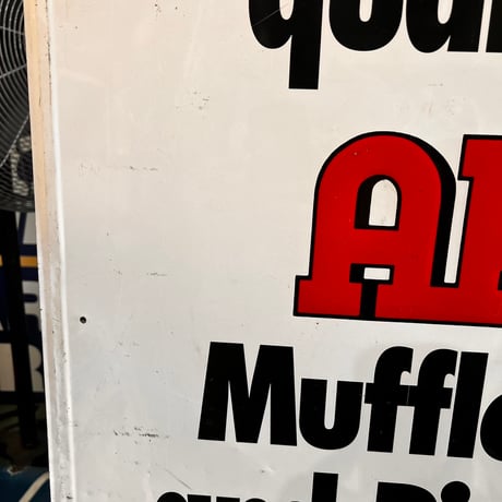 Vintage AP Mufflers sign 18-97