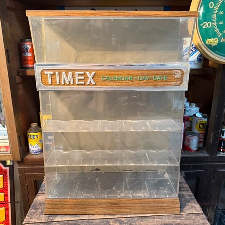 Vintage TIMEX CALENDAR DAY-DATE ディスプレイケース 20-373