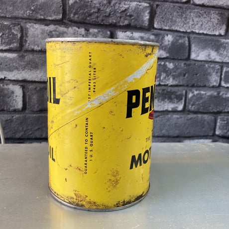 PENNZOIL　ペンズオイル　ヴィンテージ　オイル缶　16-s-3-3