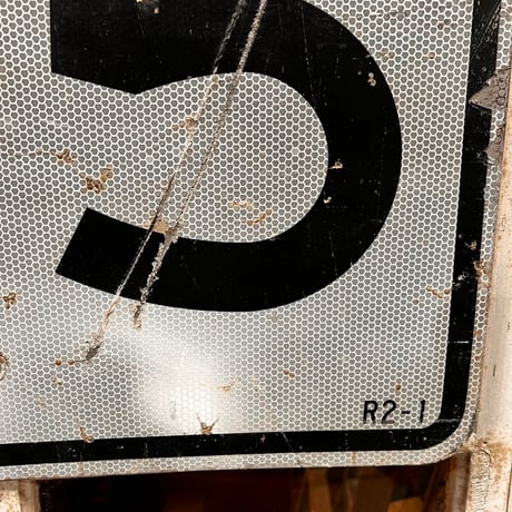 Vintage ロードサイン SPEED LIMIT 45 18-54-2