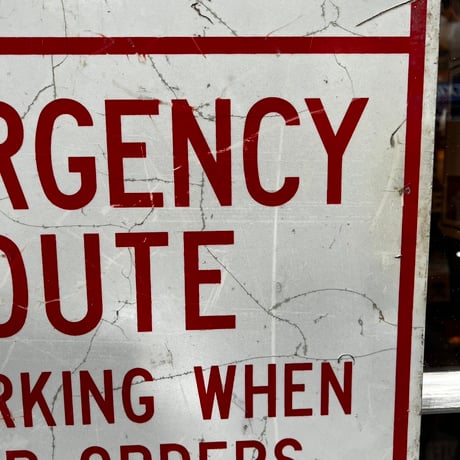Vintage Road Sign 18-227-77