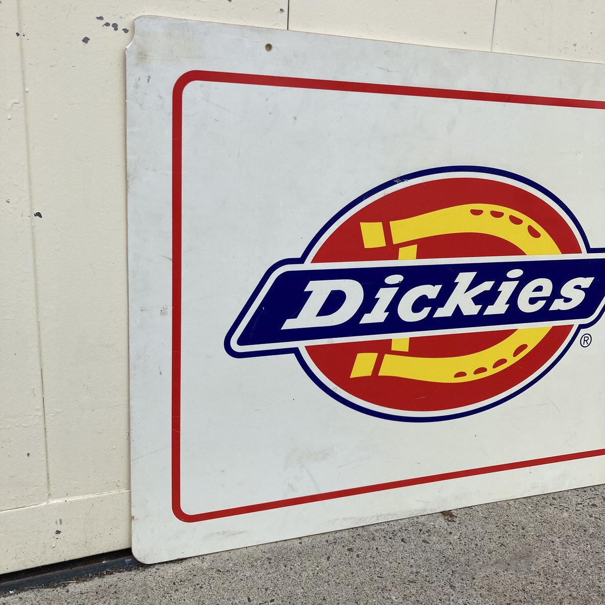 【Dickes ディッキーズ】プラスチック看板 Dickies ヴィンテージ 両面プラスチック看板 13-73-2 | BigBear Onl
