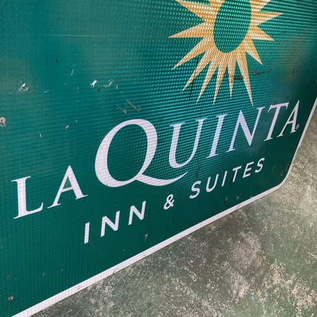 RED LOBSTER × LA QUINTA　ヴィンテージ　大型両面看板　14-388-8
