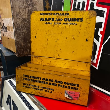 Vintage ROADMAP DISPLAY RACK 19-337