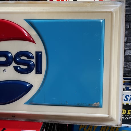 PEPSI ペプシ ヴィンテー ジ plastic看板　15-282-1
