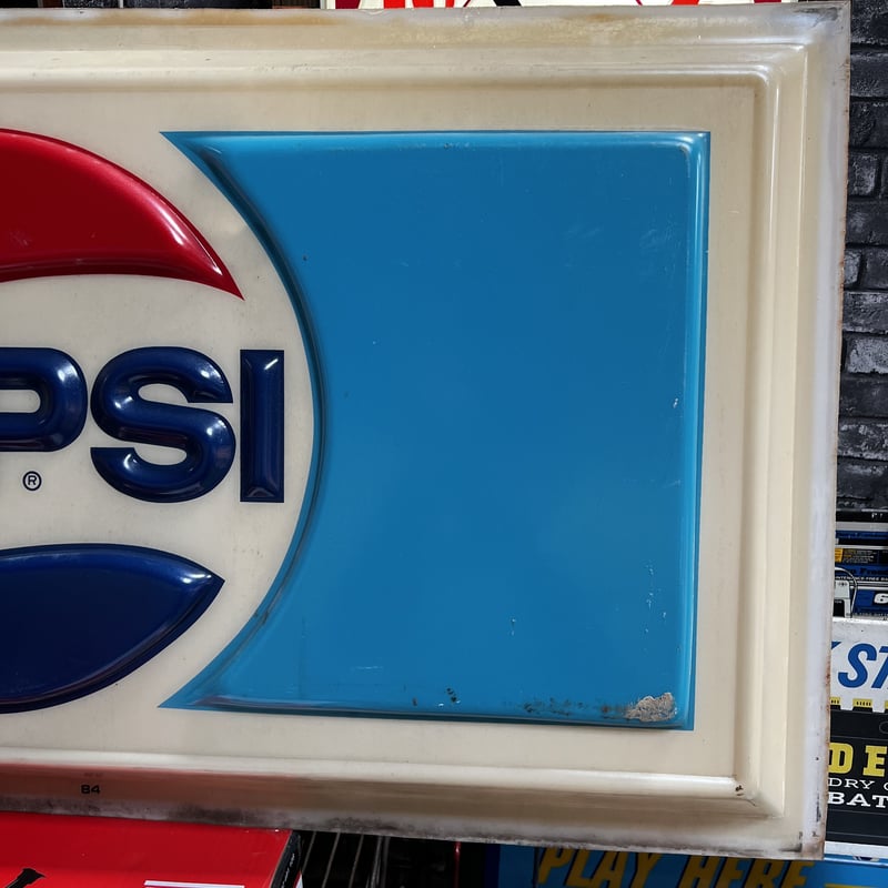 最安挑戦! ヴィンテー ペプシ PEPSI ジ BigBear | 15-282-1 plastic看板 その他