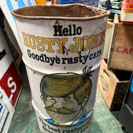 Vintage RUSTY JONES ドラム缶 20-401-1