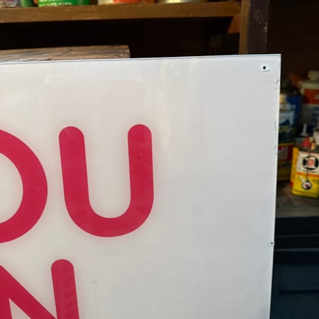 Vintage SEE YOU SOON DUNKINDONUTS プラスチック看板 21-27-2