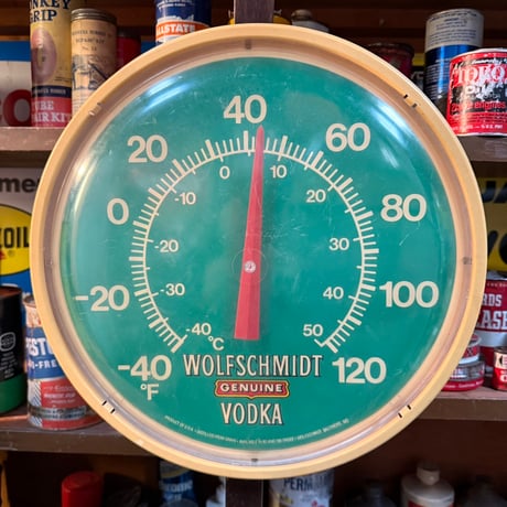 Vintage WOLFSCHMIDT VODKA サーモメーター 21-19