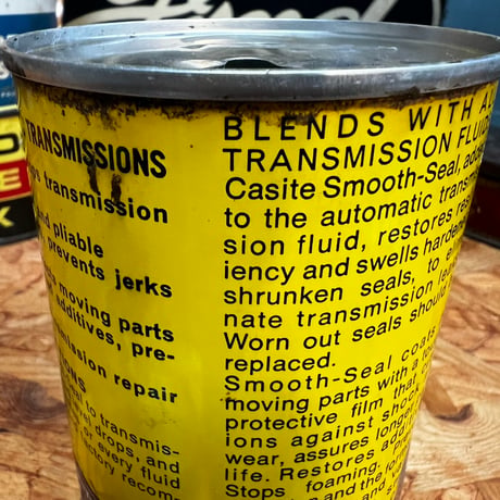 Vintage Smooth-Seal Transmission Fluid Can 16-c-64