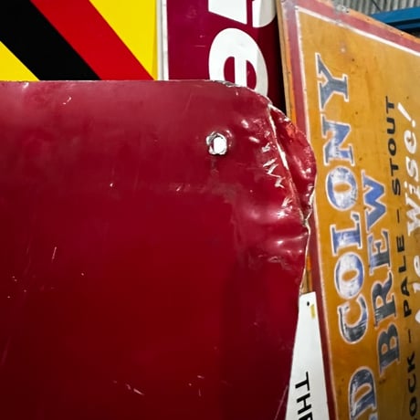 Vintage NOTICE SIGN 19-108-16