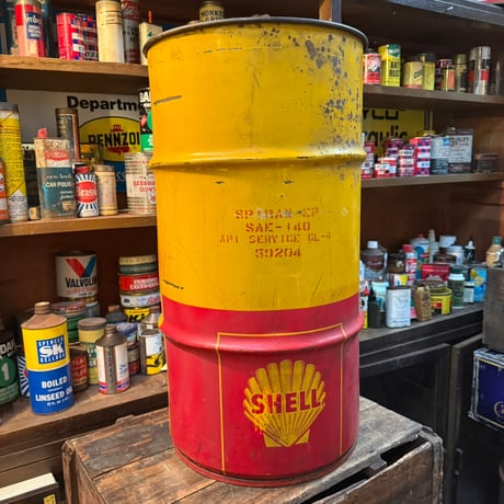 Vintage SHELL ドラム缶 20-379-1
