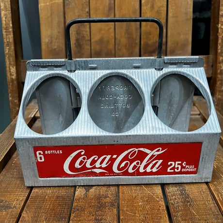 1950’ｓコカコーラ　アルミニウム6ボトルキャリア　14-441